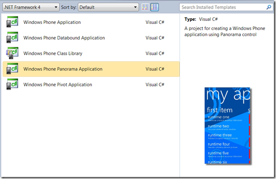 Build Windows Phone 7 apps using Project Nimbus data
