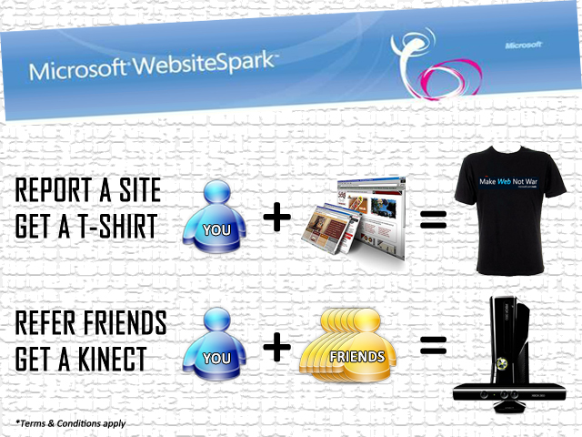 WIN a KINECT with WebsiteSpark