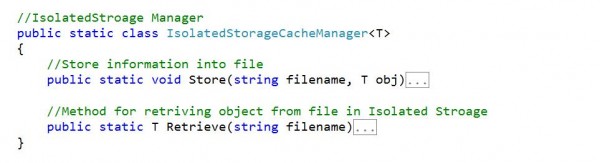 Windows Phone 7 with MVVM, Isolated Storage and Cloud access – Part II