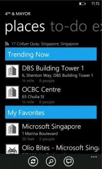 New 4th & Mayor trashes Official Foursquare App on Windows Phone 7
