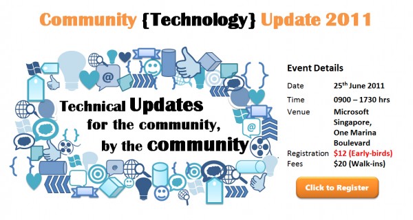 Community {Technology} Update returns!