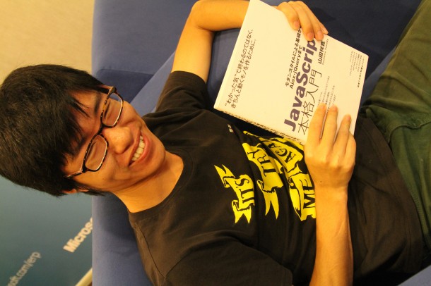 One of our friends from Japan, Masa Morishita, sleeps and dreams about Javascript for Windows 8 development!