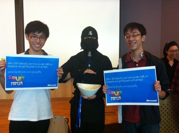 Special appearance by our very own ninja!
