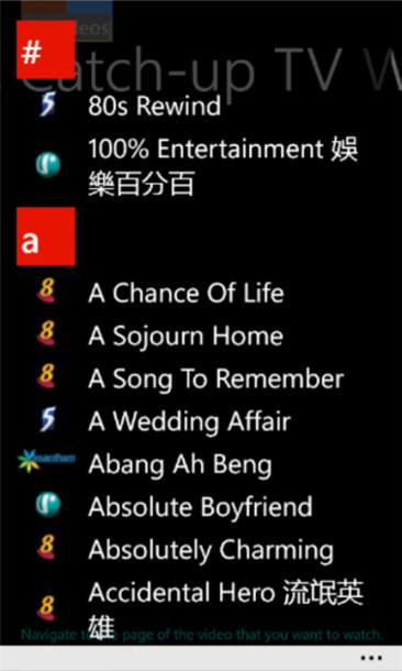 Scroll through the dramas at the comfort of your bed, or even squashed on the MRT.