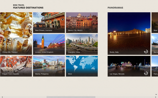 Can't figure out where to go for your next holiday? Use the featured destinations feature to decide!