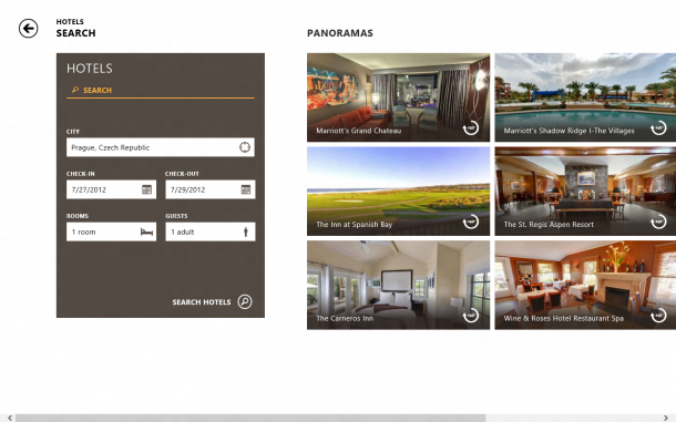 Booking made simple - Hotels and flight search is also available on the Bing Travel app.