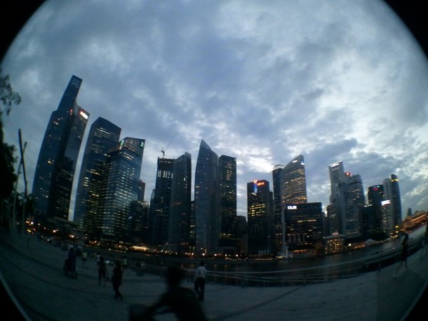 Skyline of One Marina Boulevard