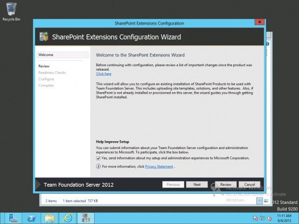 Installation of Remote SharePoint Extension