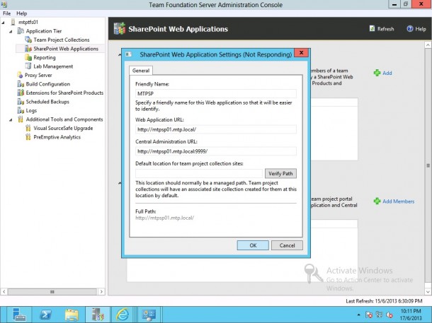 Configuring SharePoint Web Applications