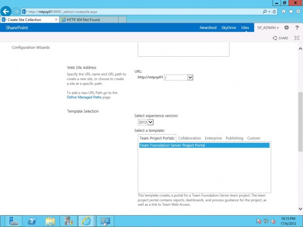 Configuring SharePoint Web Applications