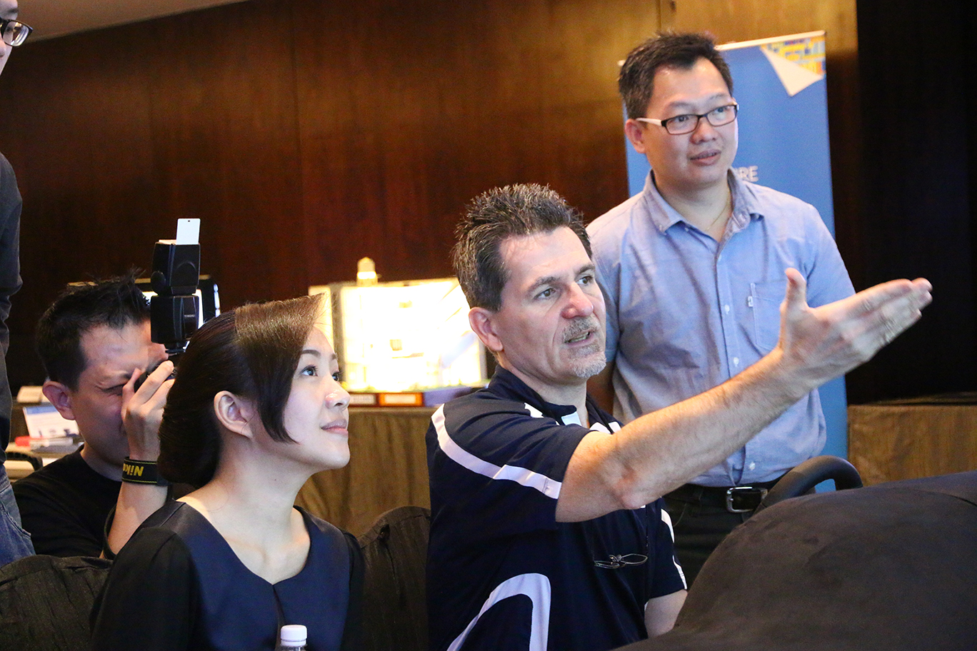 Intel's Concepts of The Future, being demonstrated to partners and media alike.