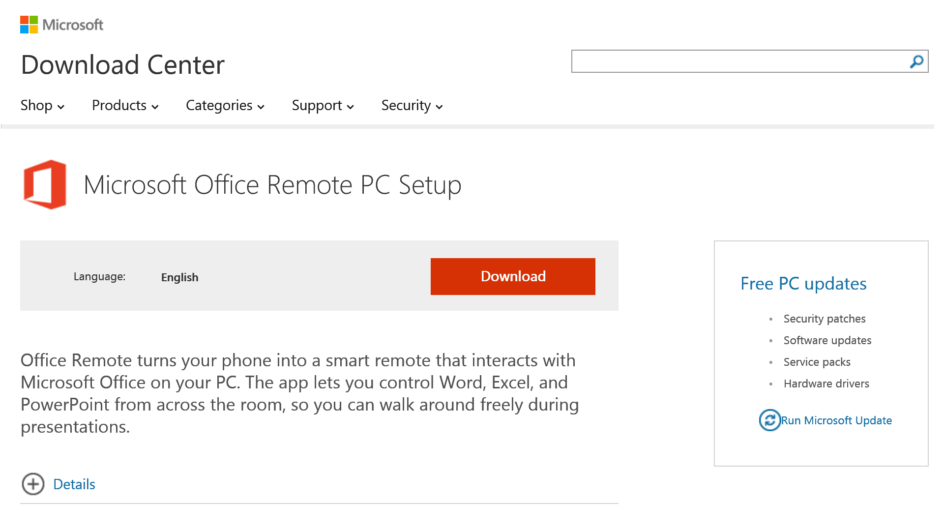 Microsoft Office Remote PC Setup