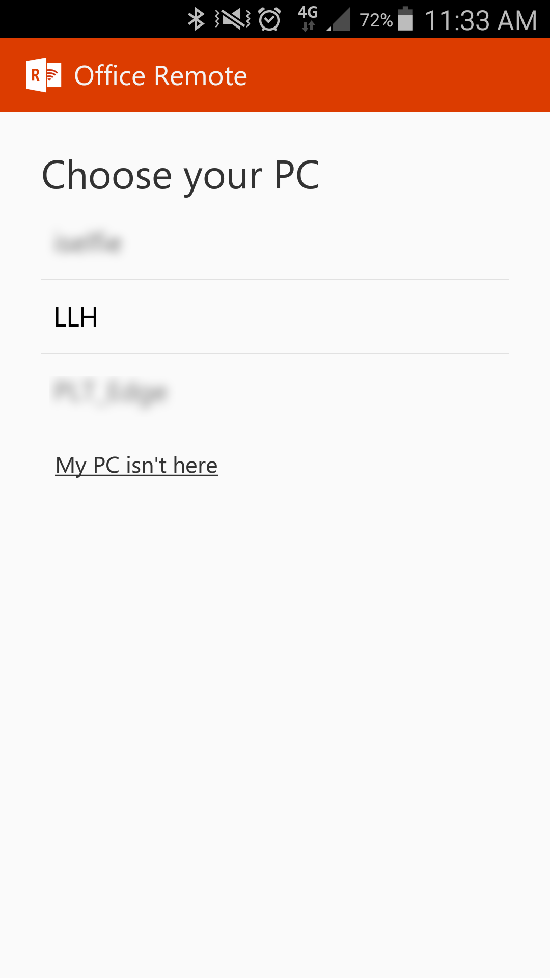 Locate your PC Bluetooth display name 